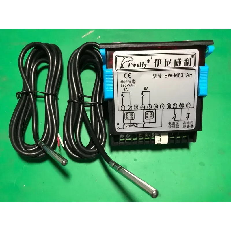 1pcs EW-801AH Solar Water Heater Temperature Difference Circulation Controller EW-M801AH Digital Thermostat for Hot Water