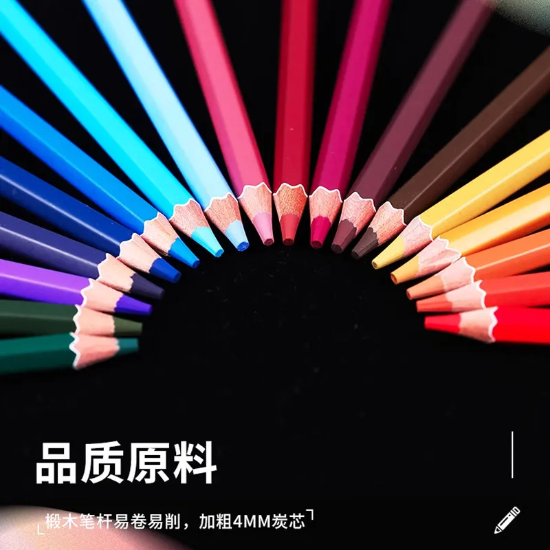 24 Colors Colored Charcoal Pencils Set, Soft Sketch Charcoal Sticks, Professional Drawing Art Supplies for Portrait Art Creation