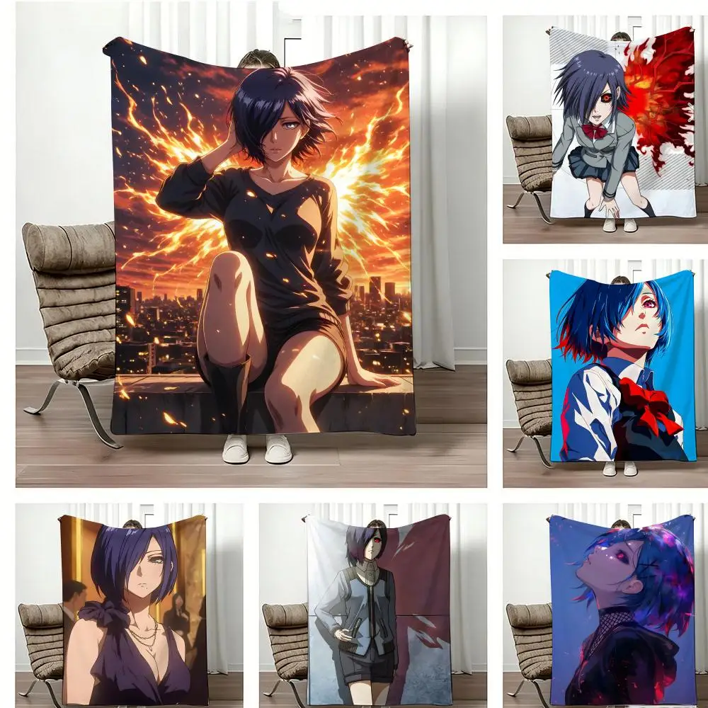 Anime character K-KirishimaS ToukaS Throw Lightweight 240g Flannel Blanket Soft Skin-friendly for Summer Cooling