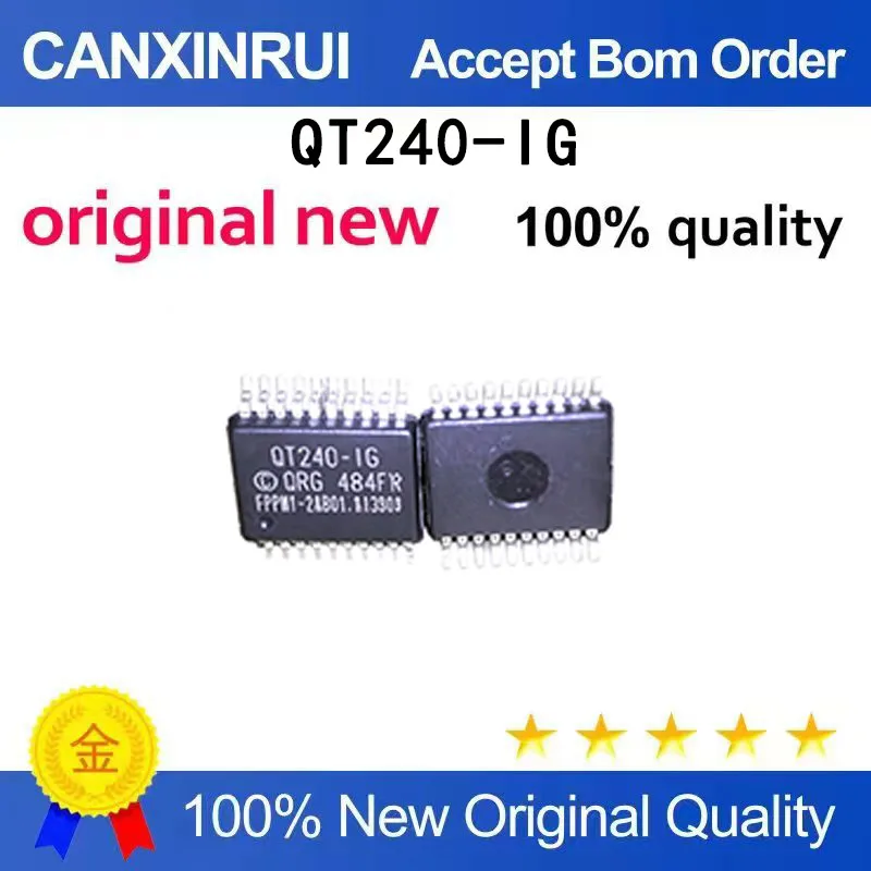 (5pcs-100pcs）Brand new original QT240-1G QT240-IG SSOP-20 spot chip
