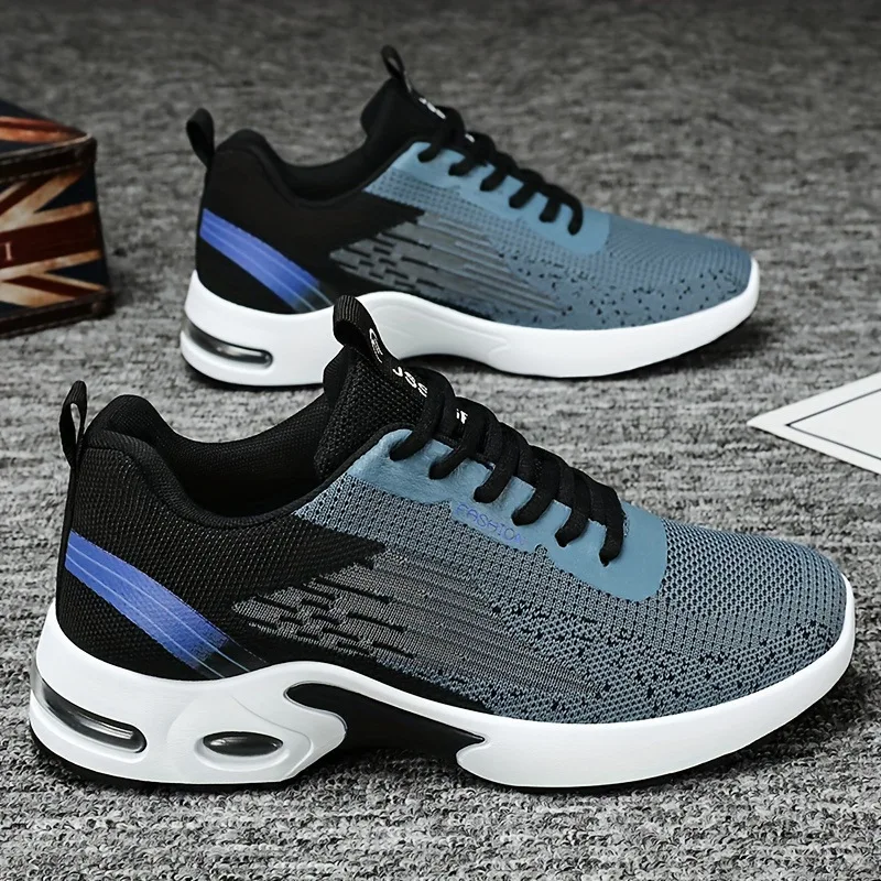 

Unisex Breathable Air Cushion Sneakers Knit Mesh Lightweight Athletic Running Shoes for Men Women
