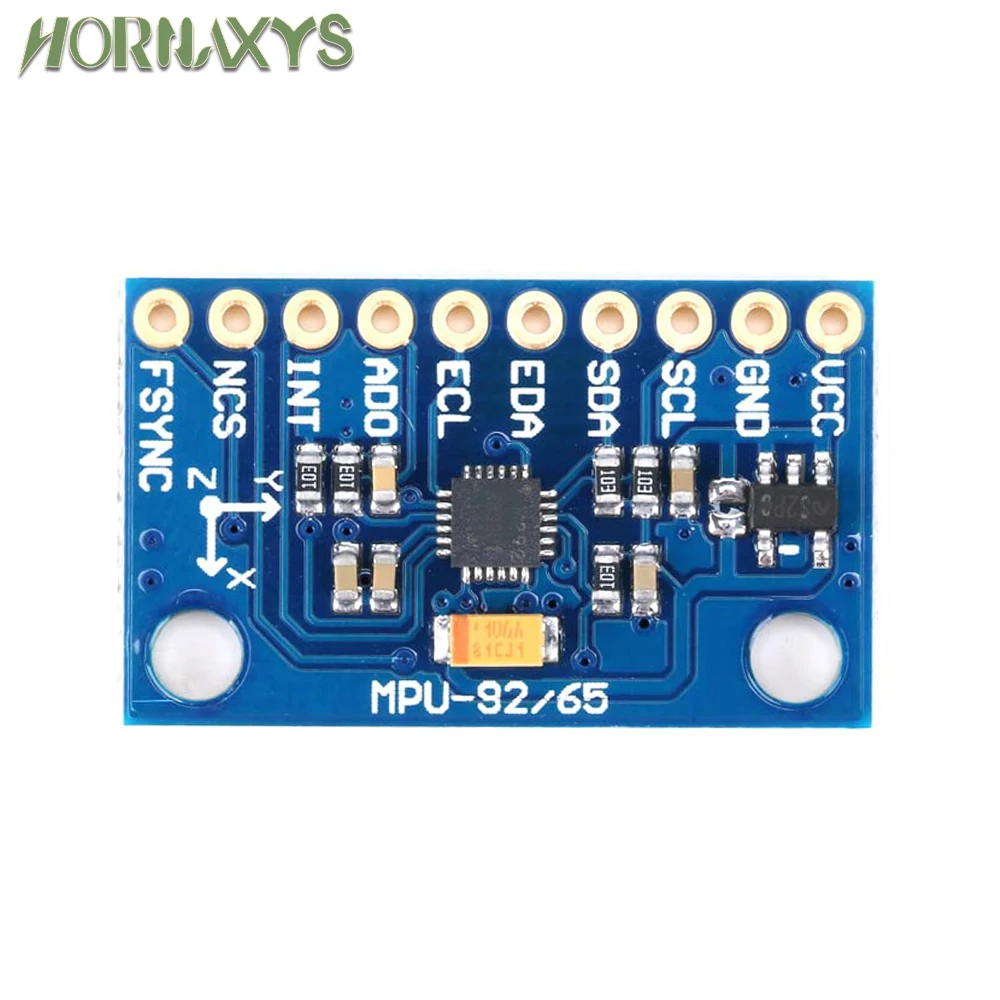 1-10pcs IIC I2C SPI MPU6500 MPU-6500 6-Axis Gyroscope Accelerometer Sensor Module Replace MPU6050 For Arduino With Pins GY-6500