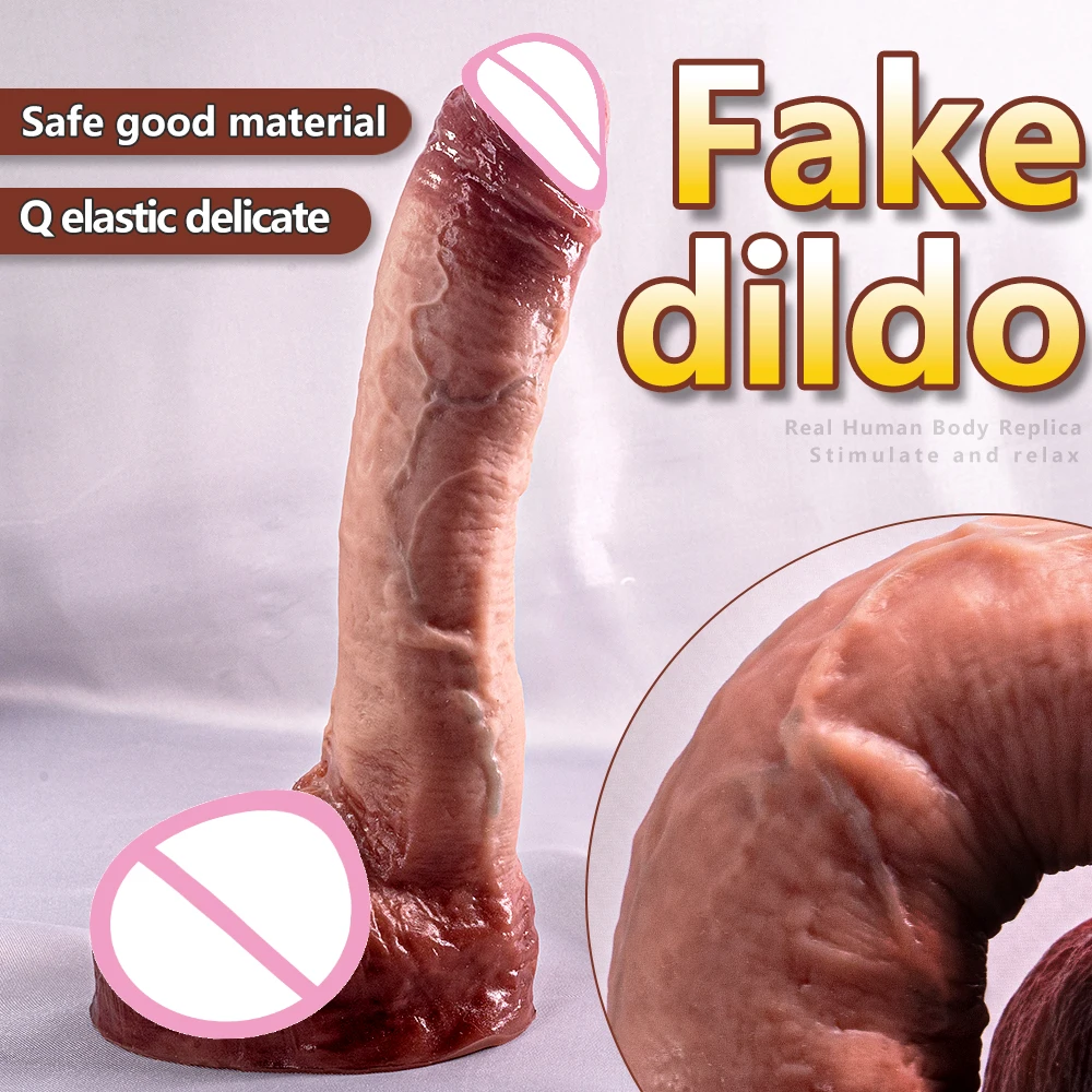 Soft Flesh Real Dildo Anal Plug Erotic Medical Silicone Gay Vaginal Masturbator Penis Big Suction Cup Dick god Sex Toy for Women