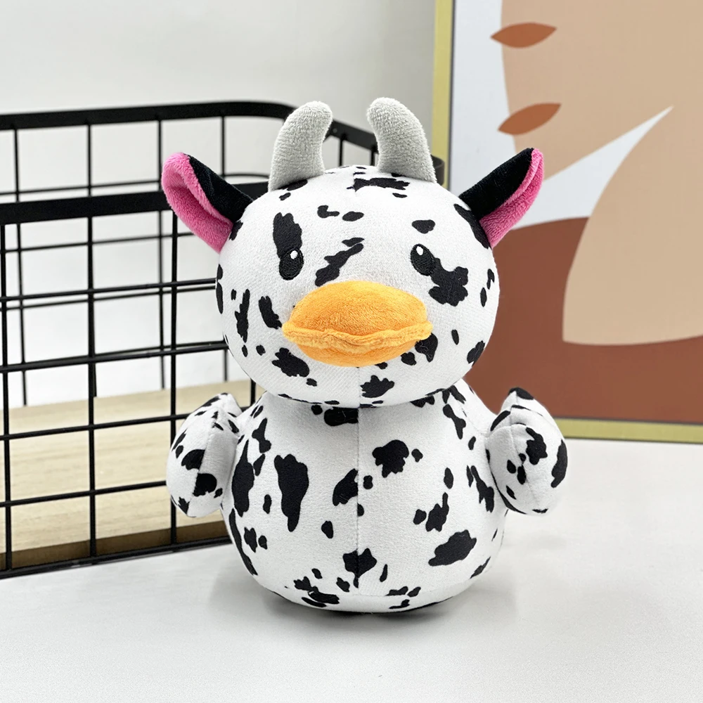 Cow Duck Plush Cartoon Anime Game Related Character Images, Children And Teenagers Accompanying Animal Dolls, Easter Gifts