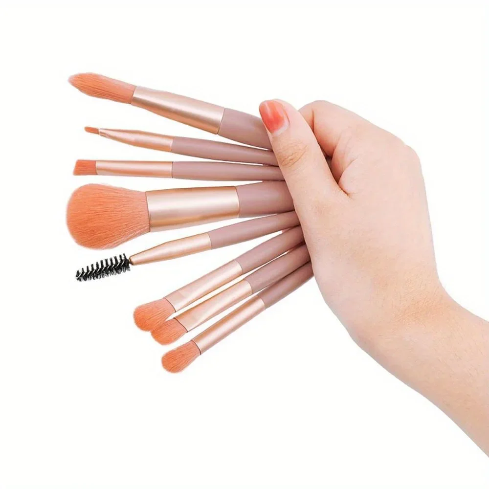 8Pcs Kosmetik Foundation Erröten Pulver Lidschatten Blending Make-Up Pinsel Weichen, Flauschigen Make-Up Pinsel Schönheit Werkzeuge Make-Up Pinsel