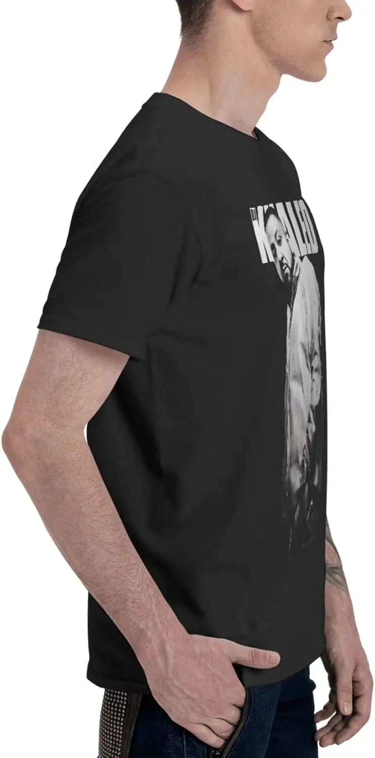 DJ Music Khaled T-Shirts Short Sleeve Shirt Graphic Tees Cotton Tops Mens Casual T Shirts Black