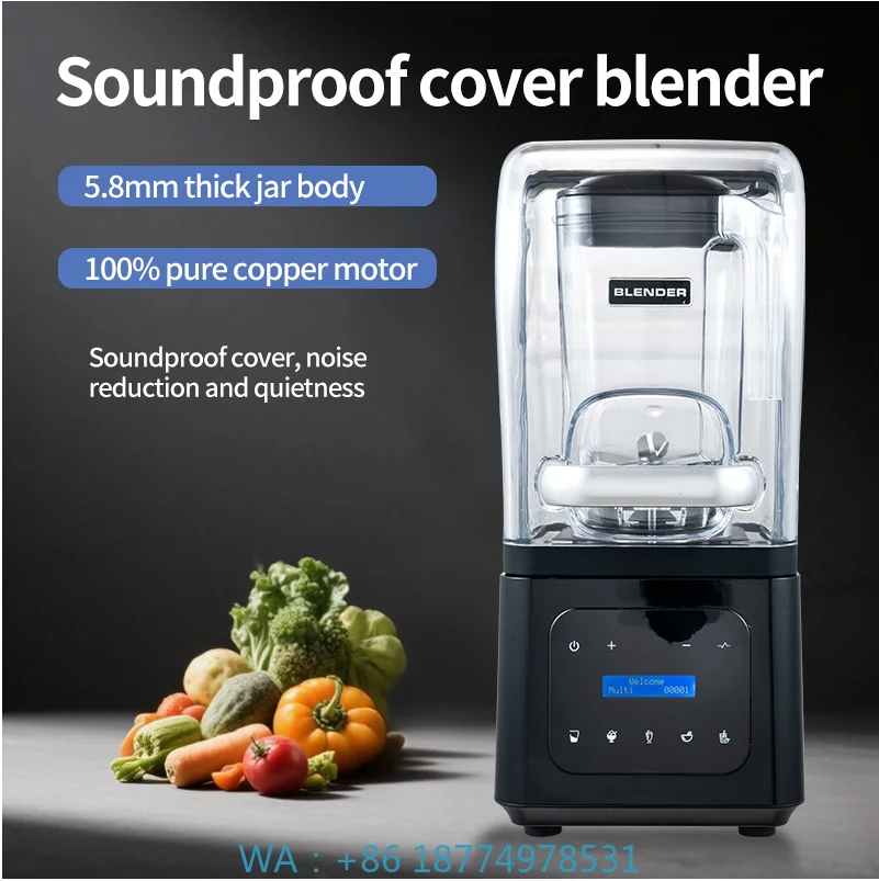 Silent Proof Noise Cancellation Beverage Mixing Station, Commercial Layout for Milkshake, Fruit & Juice Preparation For Bar