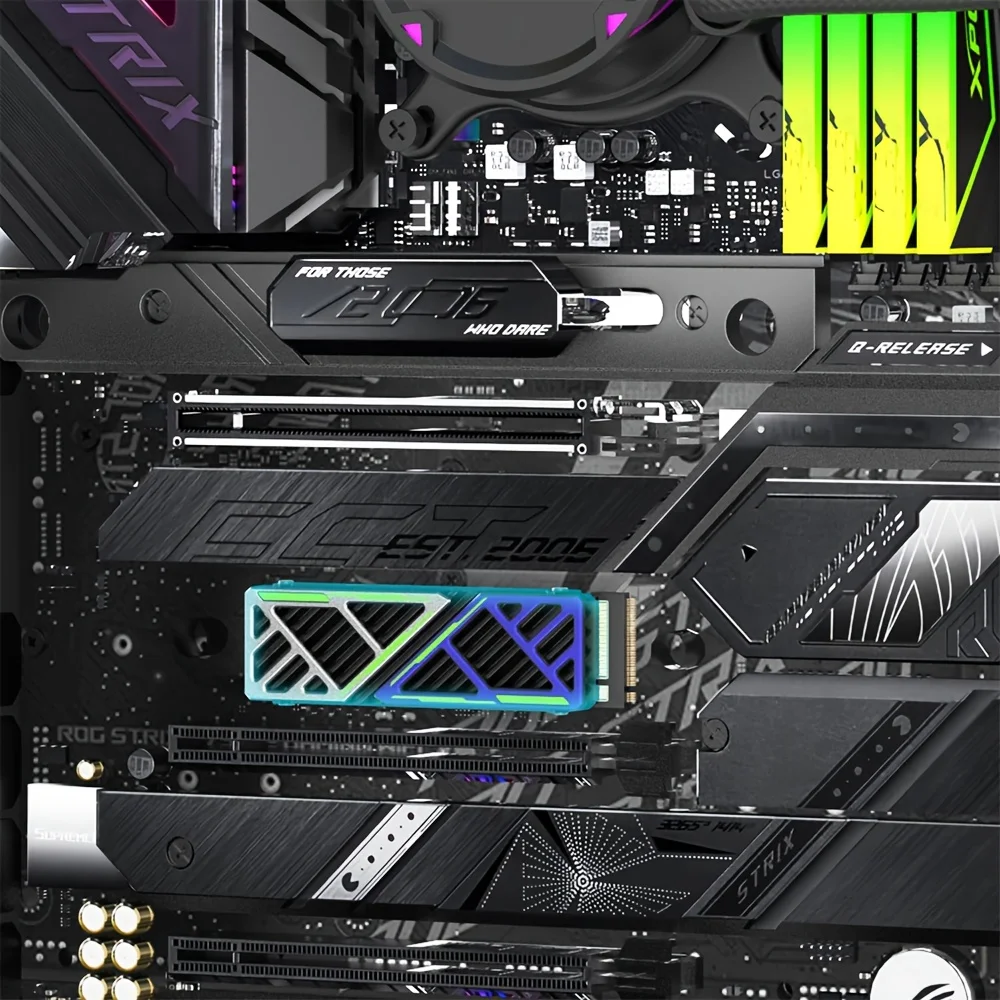 M.2 SSD Heatsink 2280 NVME NGFF Radiator Magnesium Aluminium PC Efficiënte Koeler met Thermische Siliconen Pad