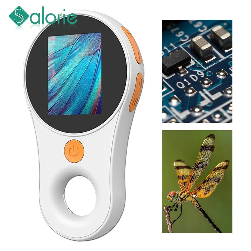 Dermatoscópio sem fio, máquina analisadora de pele do couro cabeludo, analisador corporal e facial, microscópio eletrônico, análise profissional da pele