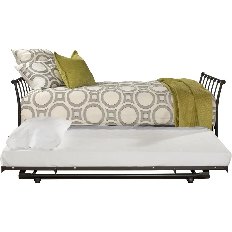 Furniture Backless Daybed with Trundle Twin. Simple and generous