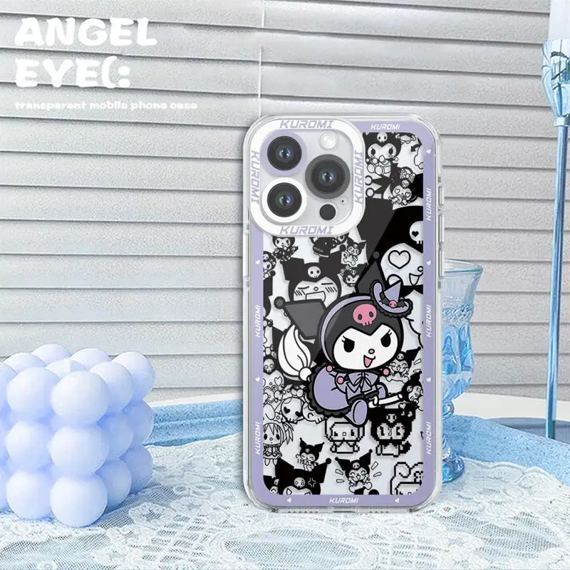 phone case For iPhone 14 13 12 Mini 11 Pro Max 15 8 X XR XS MSX 6 6S 7 SE 15Plus Clear fundas cover Japan Super Cool Kurome Girl