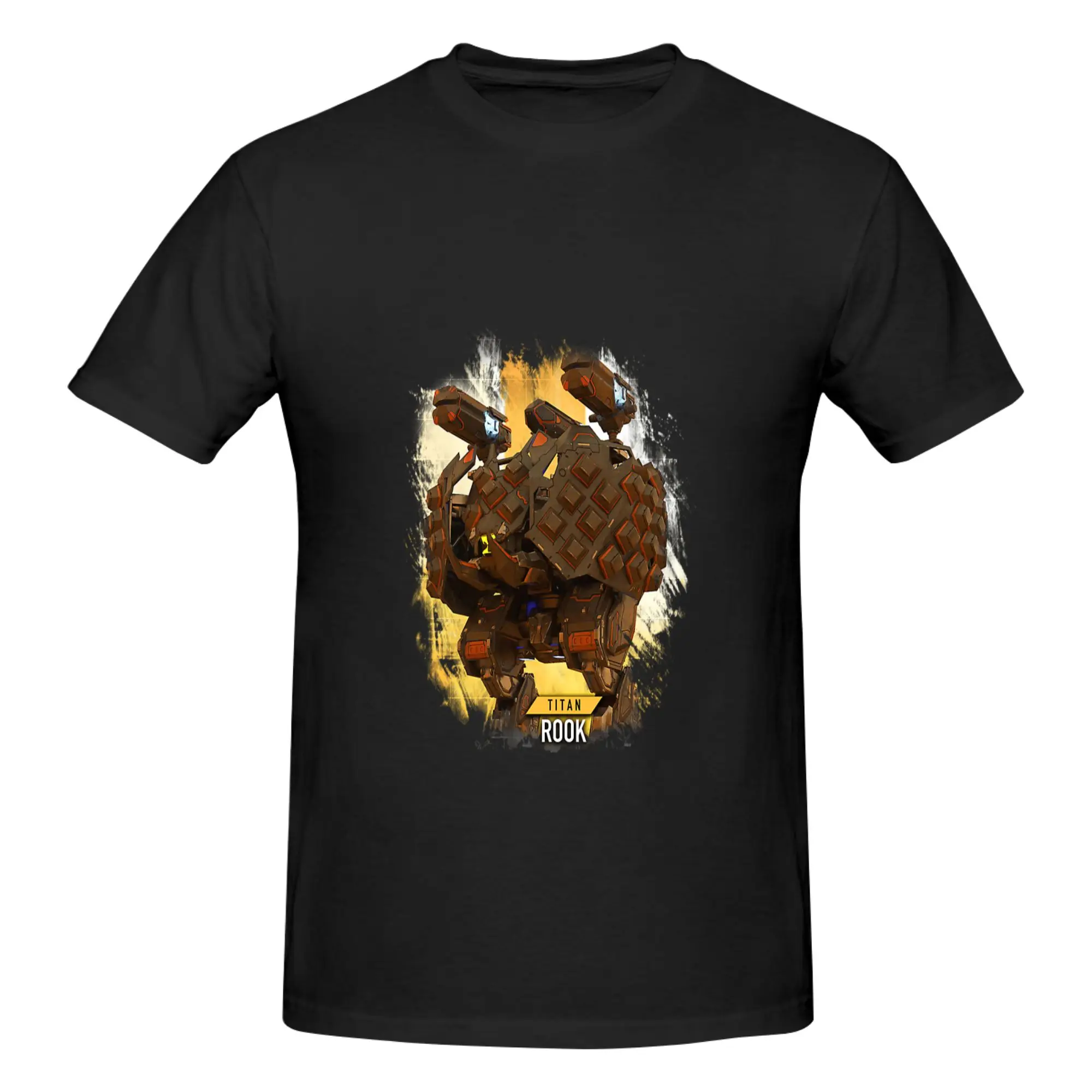 Funny Titan Rook At War Zone  Men's Printed T-Shirt Unisex T shirtShirt Gym