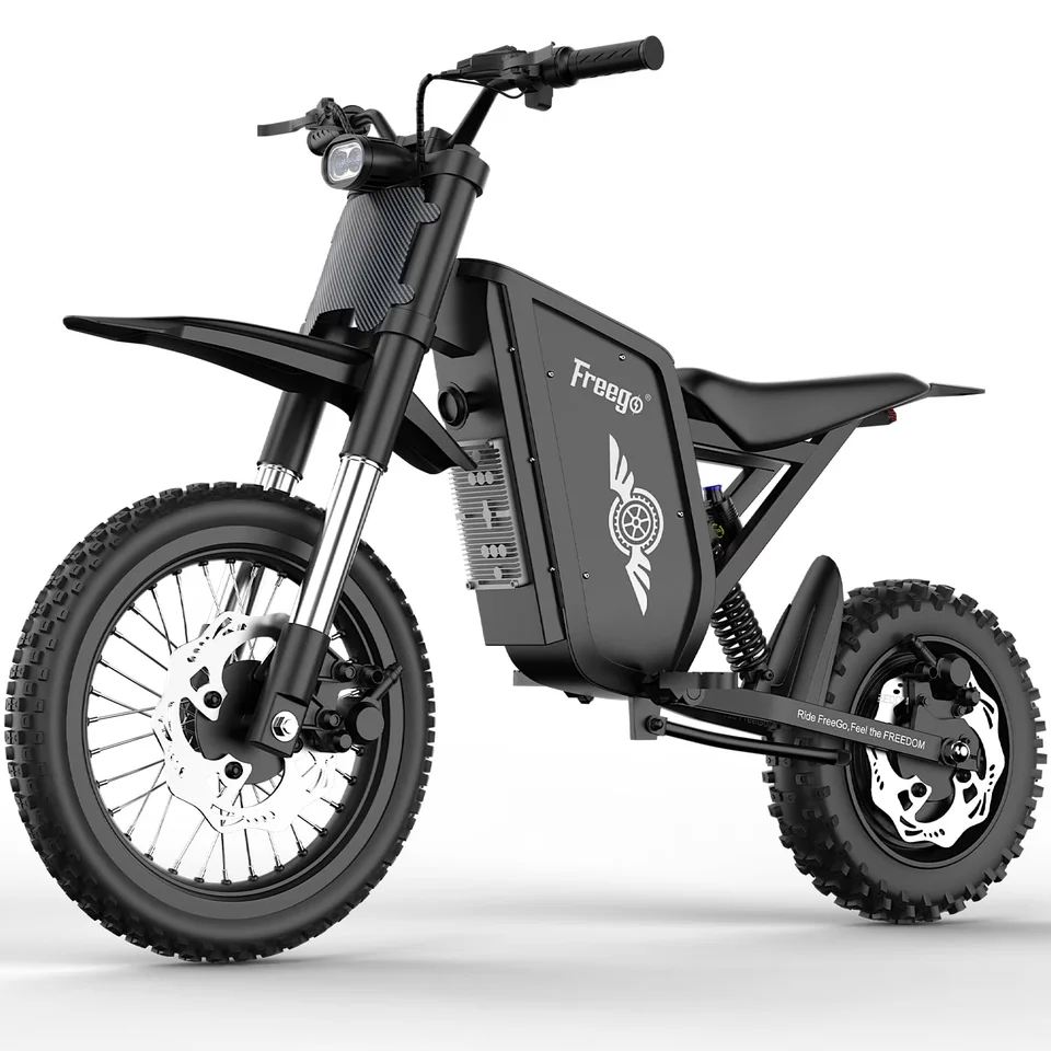 Freego X0 Electric Dirt Bike 3600W Motor 60V 23Ah Battery, X0 Electric Motorcycle 14"/10" Tire Electric Motorcycle 40MPH E-Bike image 3