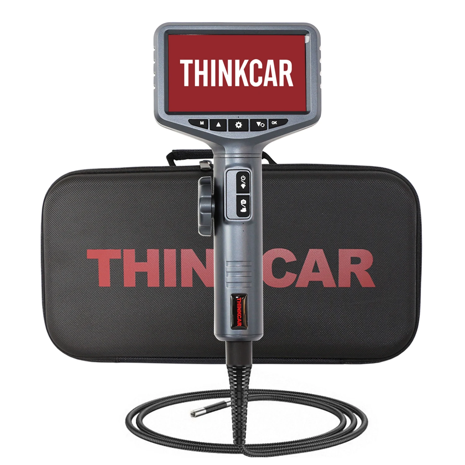 

THINKCAR ES401 360° Borescope 1080P 6.0mm 5inch LCD Monitor Industrial Inspection Camera With 2 Way Articulation for Automotive