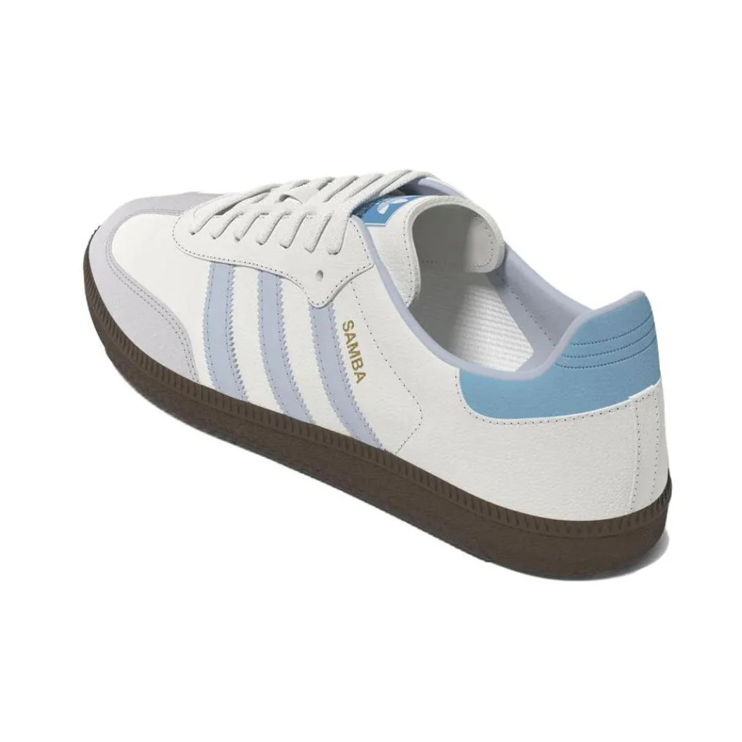Adidas Samba OG Men's and Women's Youth Hundreds of essential wear-resistant lightweight low-top boardshorts sky blue image 5