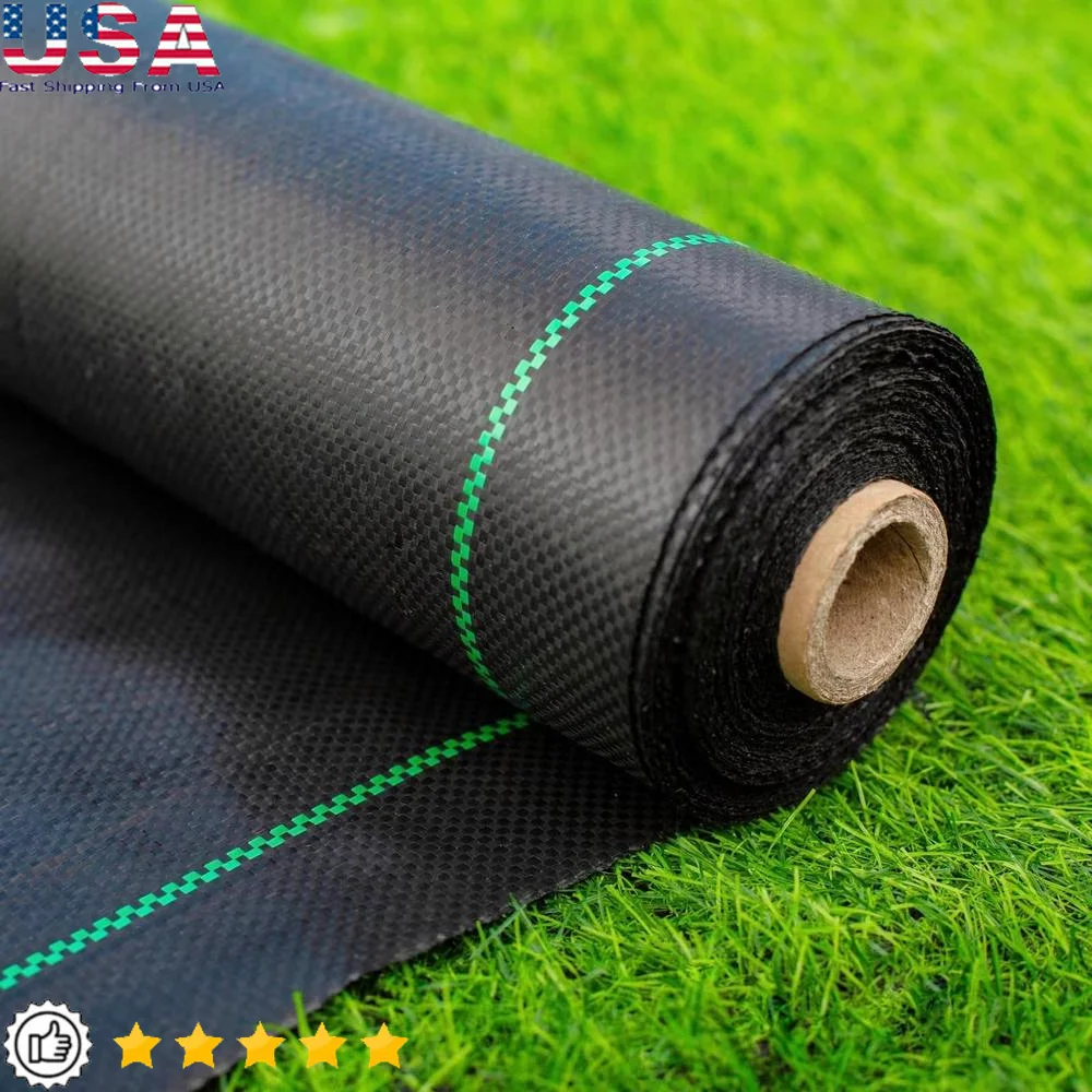 Heavy Duty Garden Landscape Weed Barrier Fabric Geotextile Tarp Prevent Weeds