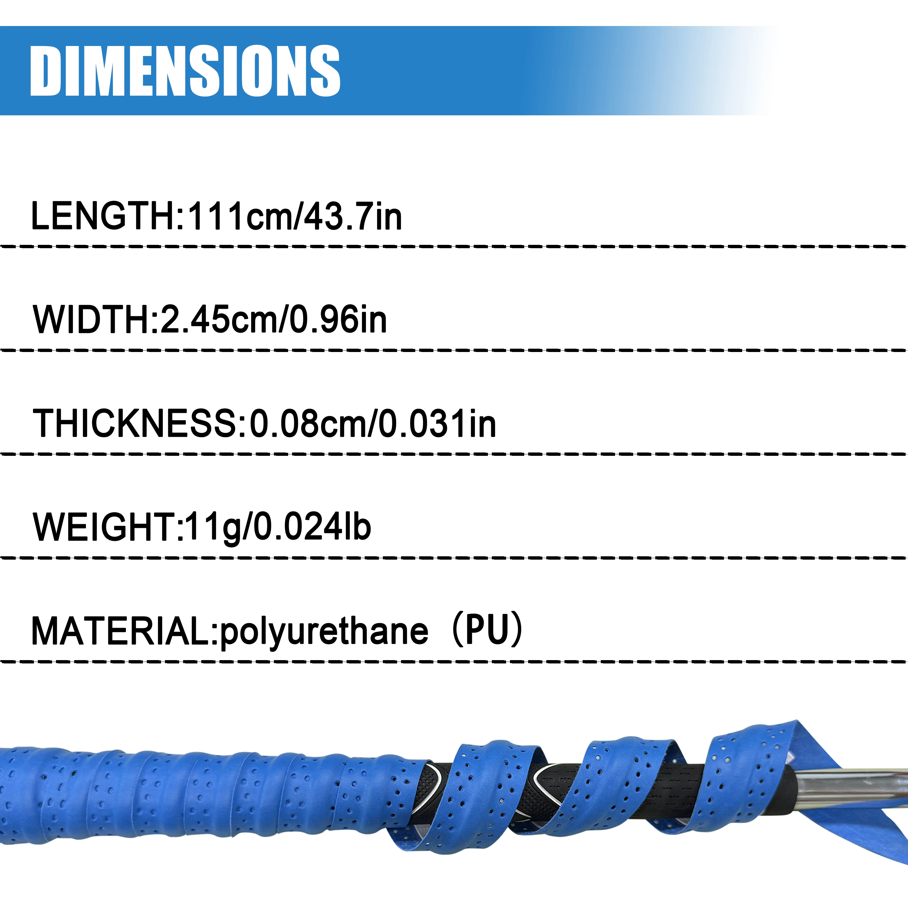 Лента для захвата гольфа Стабильность качелей Влагопоглощающая удобная противоскользящая лента для захвата