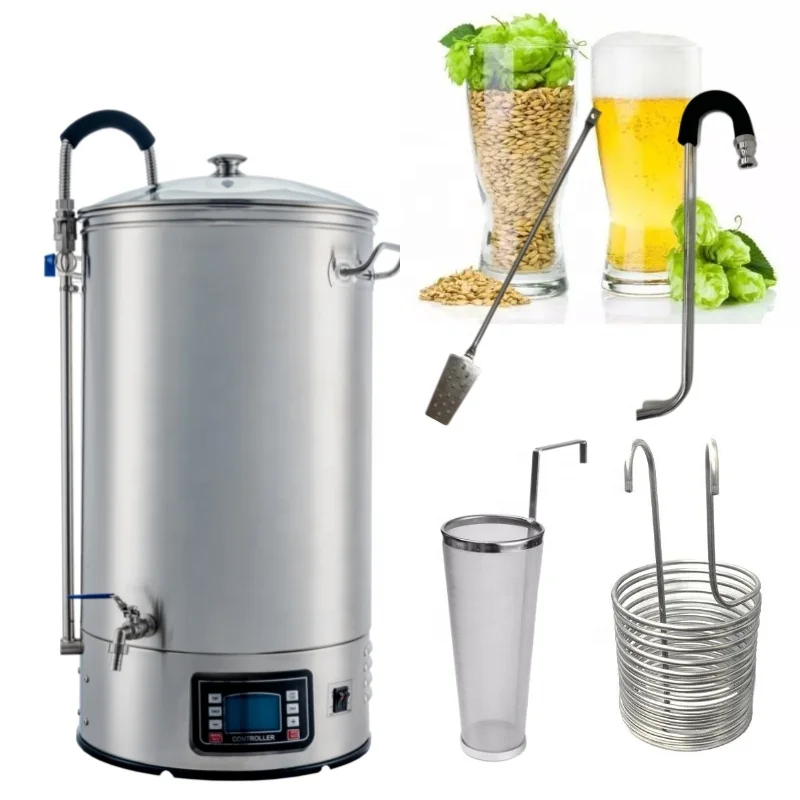 Equio De Elaboracion De Cerveza En uno 40 60 70L All in One Brewery Micro Home Brewing Equipment