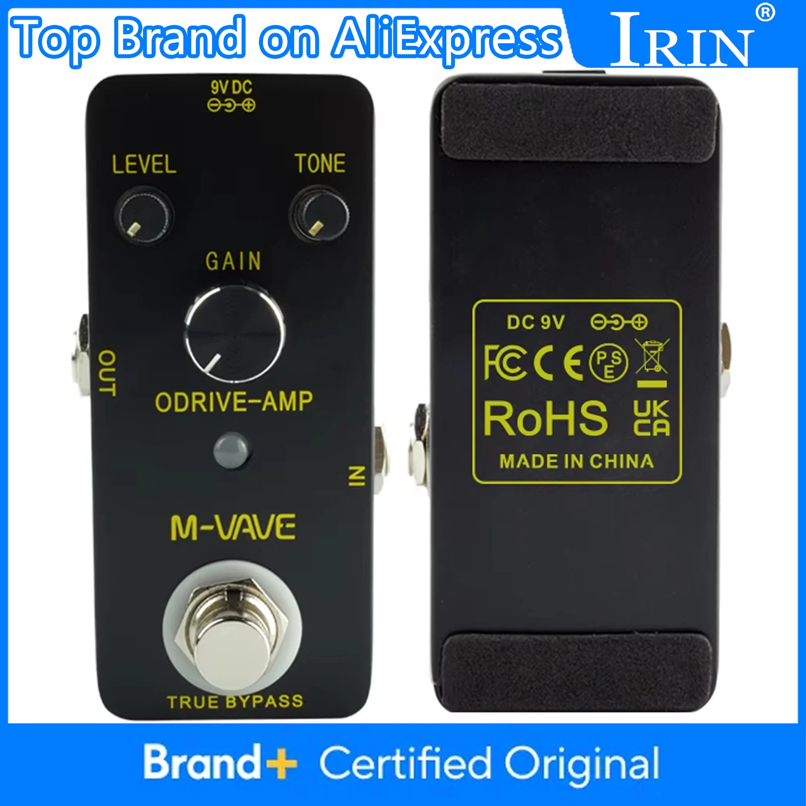 

M-VAVE Overdrive-AMP Digital Guitar Effect Pedal 1970' s Classic Tube Guitar Processors Guitar Parts & Accessories True Bypass