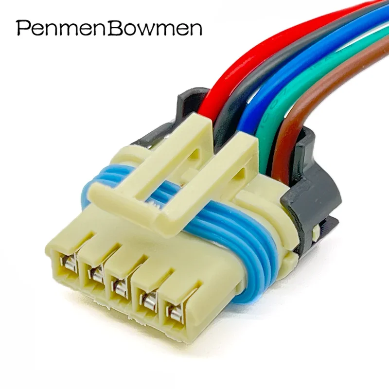 

1 Set 5 Pin Auto Exhaust Gas Recirculation EGR Valve Electrical Cable Connectors Female Wire Harness Plug For Buick Chevrolet