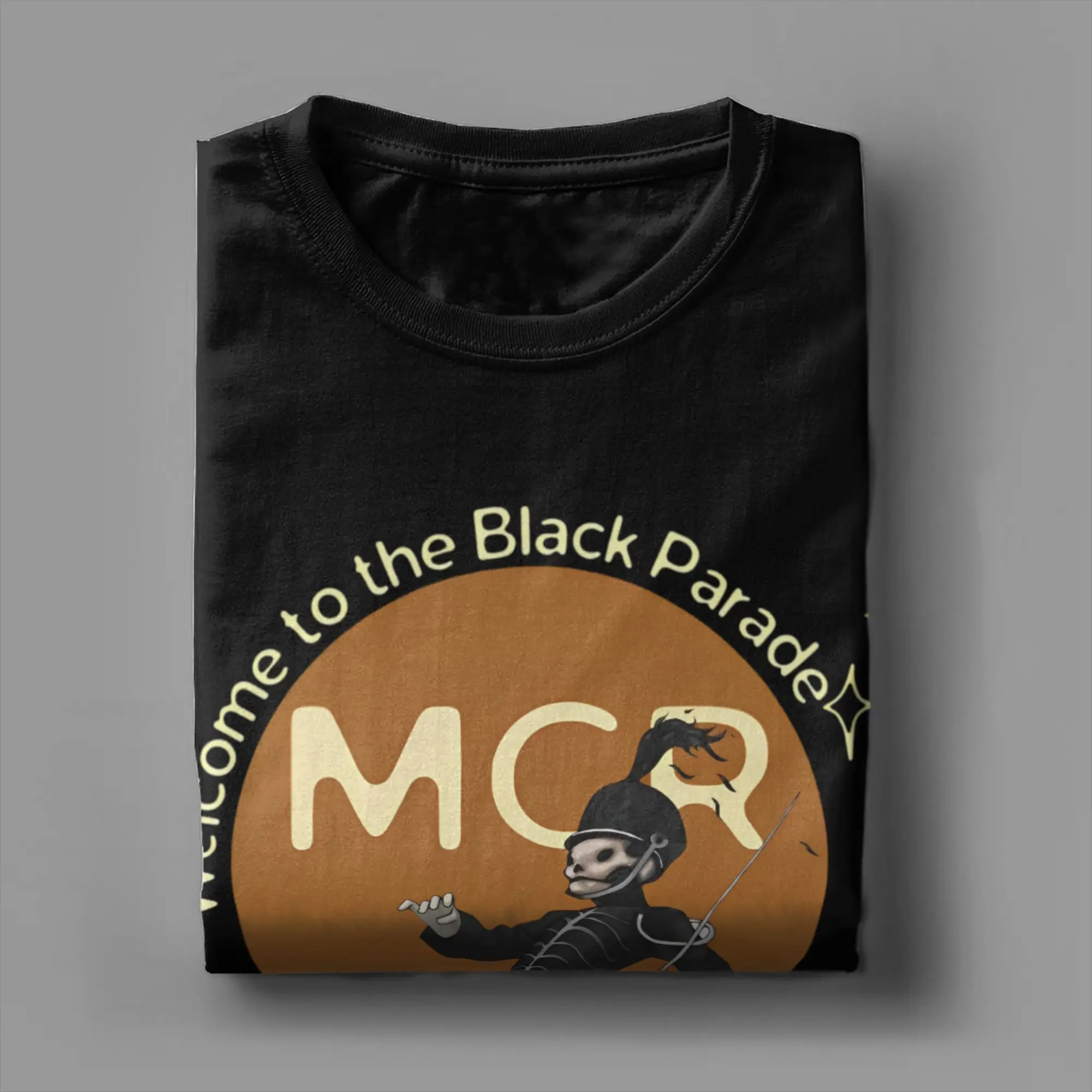 مرحبا بكم في العرض الأسود تي شيرت الرجال النساء 100% القطن تي شيرتات رائعة Crewneck بلدي الكيميائية الرومانسية الشرير الصخرة تيز القمم هدية