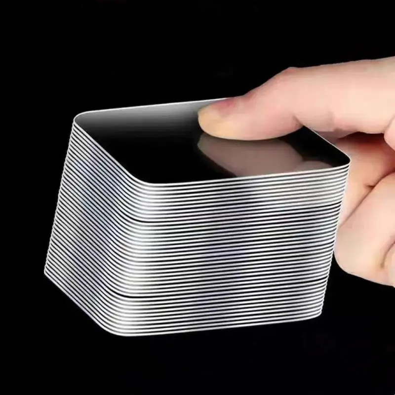 Ultra-strong Glue Double Sided Adhesive Tape Transparent Square Wall Stickers Patch For Bathroom Seamless Waterproof Nano Tapes