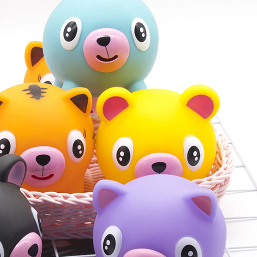 Funny Tongue Popping Rabbit Stress Relief Shape for Kids and Adults Soft Squeak Sensory Fidget Decompression Plaything