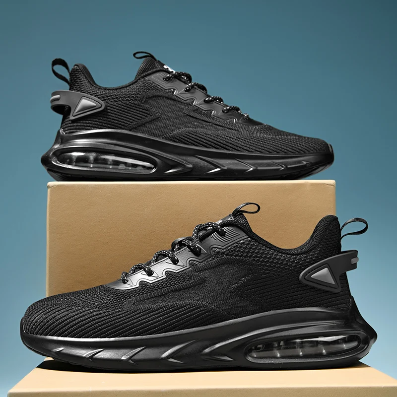 

Мужские дышащие повседневные кроссовки с воздушной подушкой, весенне-летние кроссовки для бега на открытом воздухе, легкие скоростные спортивные кроссовки для студентов