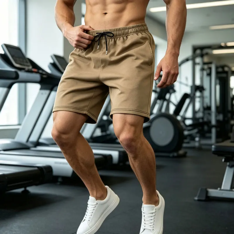 2026 Hot Sale Men's Sport Shorts Summer Daily Boxing Training Shorts Male Outdoor Gym Fitness Workout Short Pants Knee-length