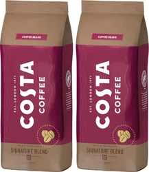 2x Kawa ziarnista palona COSTA COFFEE Signature Blend Dark Roast 1 kg/Signature Blend Medium 1kg