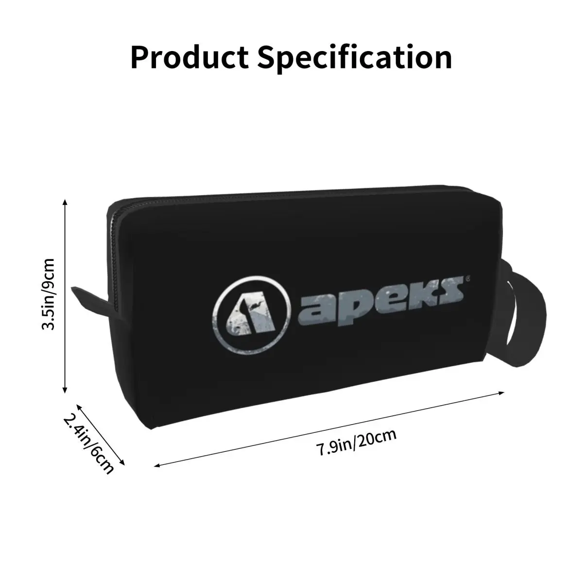 Lacks Of Apeks Essential Makeup Bag Cosmetic Organizer Storage Dopp Kit for Women Beauty Travel Pencil Case