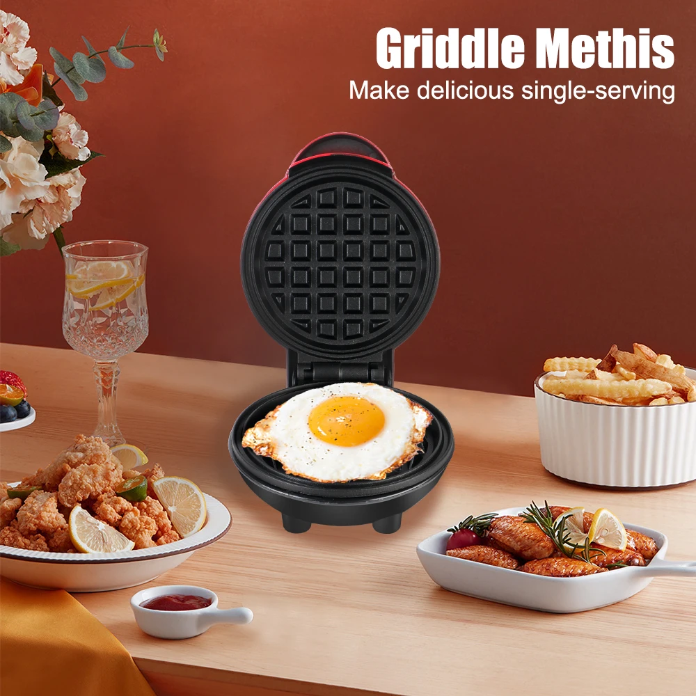 Mini Electric Waffles Maker Bubble Egg Cake Oven Breakfast Waffle Molds Egg Cake Oven Pan Eggette Machine Mini Waffle Pot