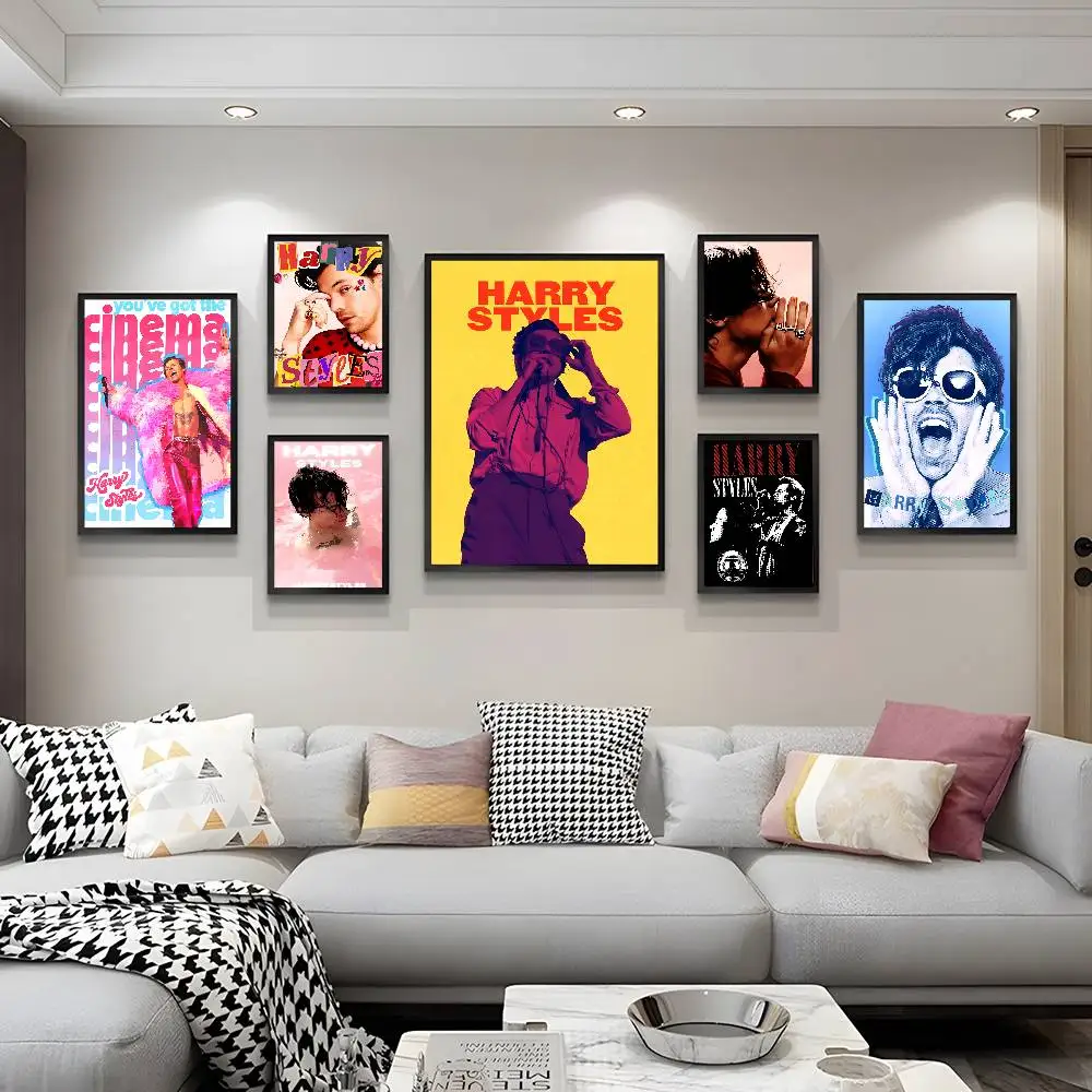 H-Harrys Music Styles Whitepaper Poster Waterproof Paper Sticker Coffee House Bar Aesthetic Art Wall Painting