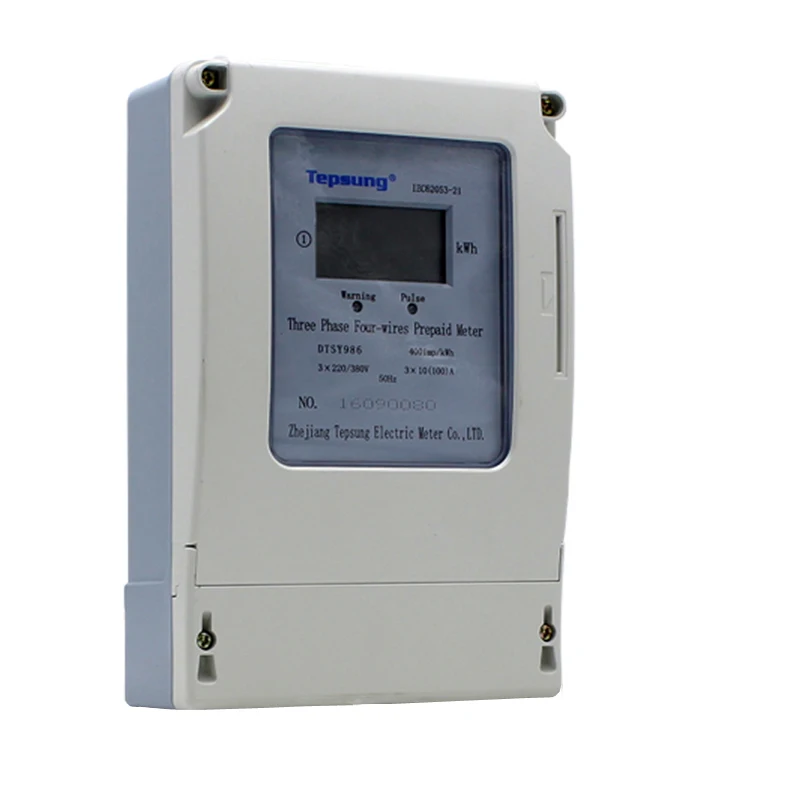 

Three Phase Electronic Solid State Prepaid Energy Meter with Smart Card