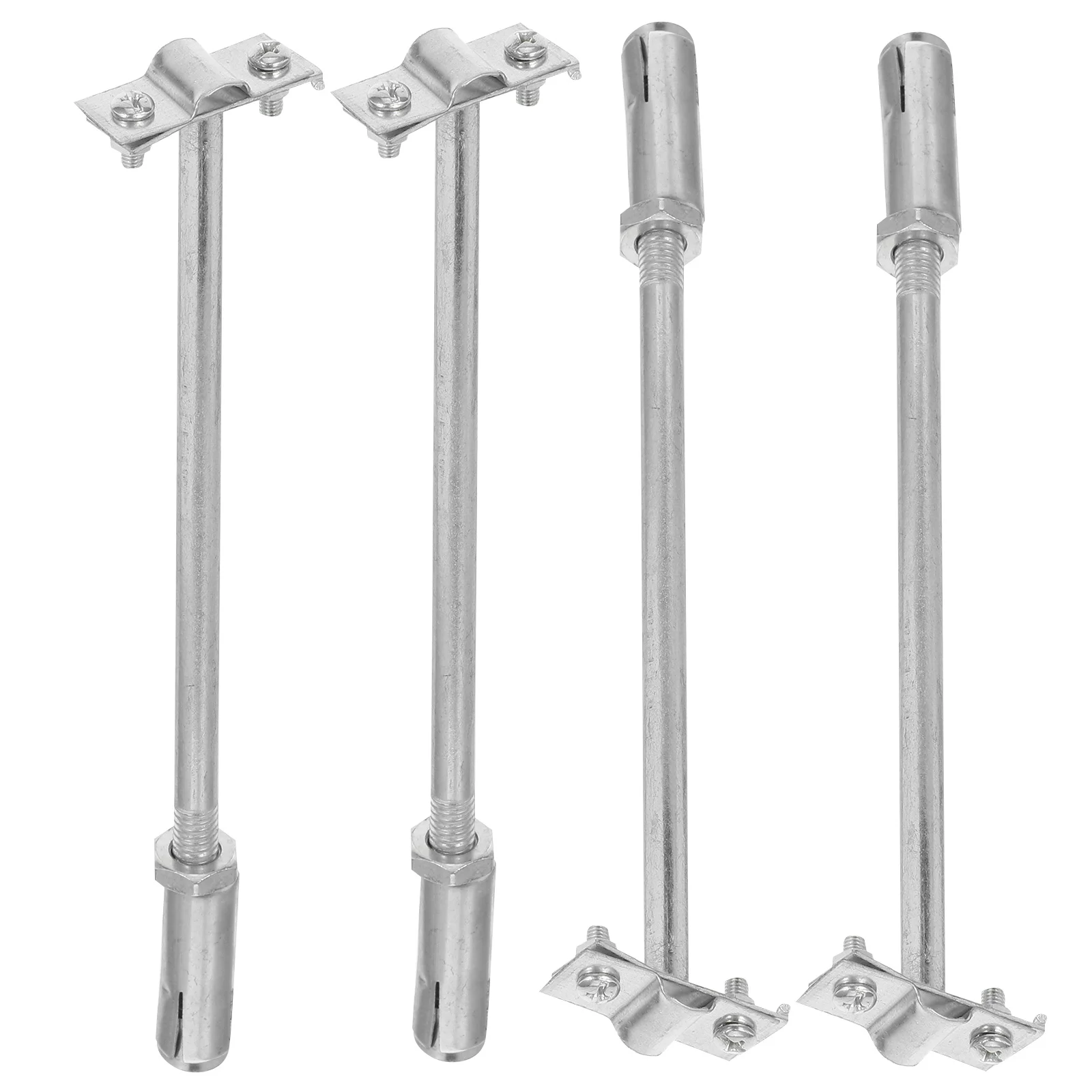 

4pcs Lightning Rod Support Brackets Heavy Duty Expandable Mounting Bracket Clips Hardware Support Clamp For Lightning Protection