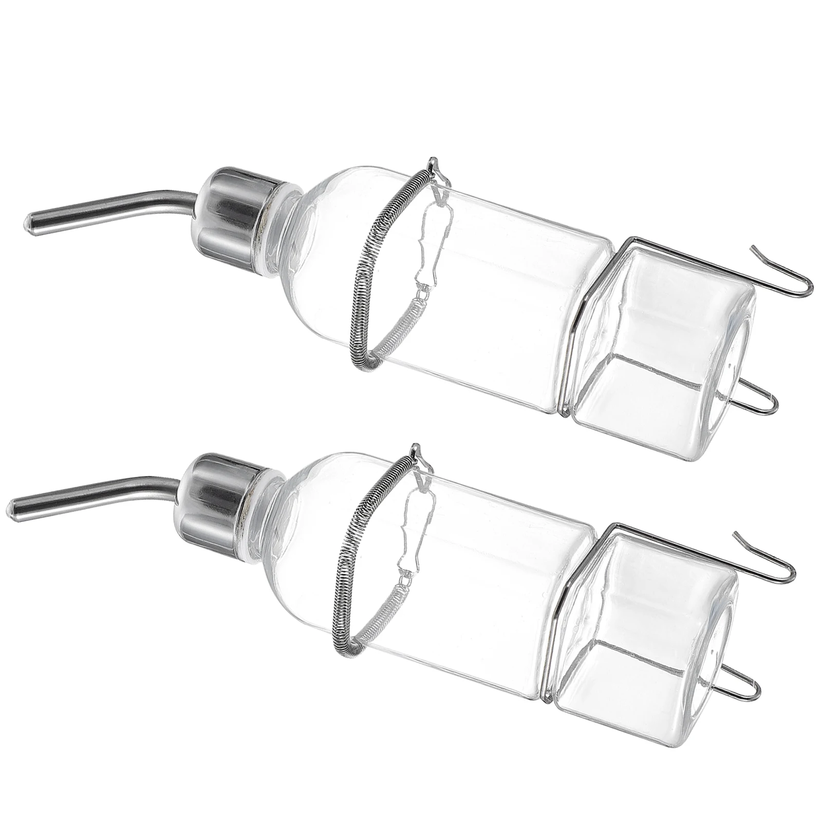 

2pcs 350Ml Pet Drinking Fountain Bunny Water Bottle Leak-Proof Durable Easy Clean Hydration Feeder For Small Pets Hamster