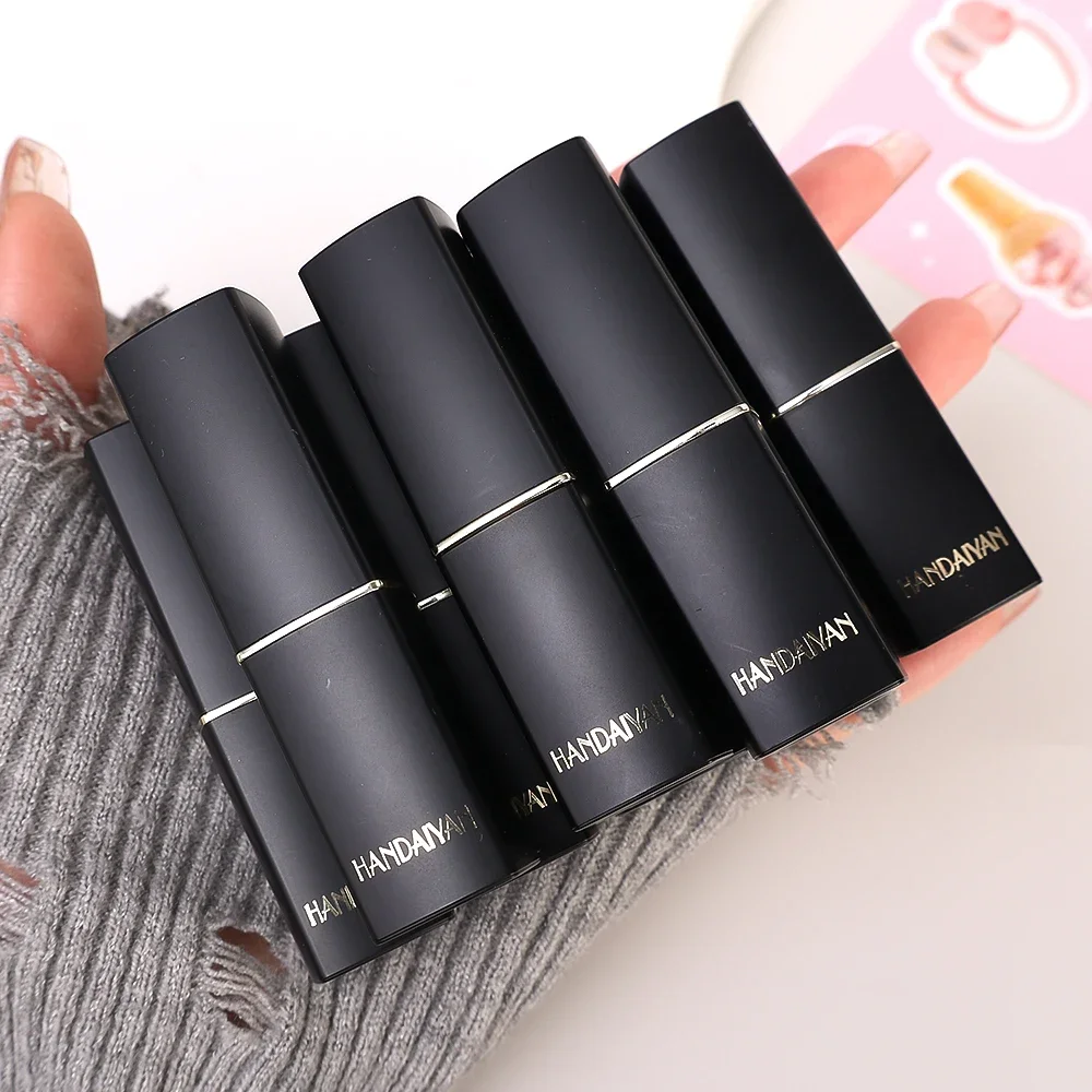 2019 New 9 Colors Luxury Lipstick Lips Makeup Waterproof Shimmer Long Lasting Pigment Nude Pink Mermaid Shimmer Lipsticks Makeup