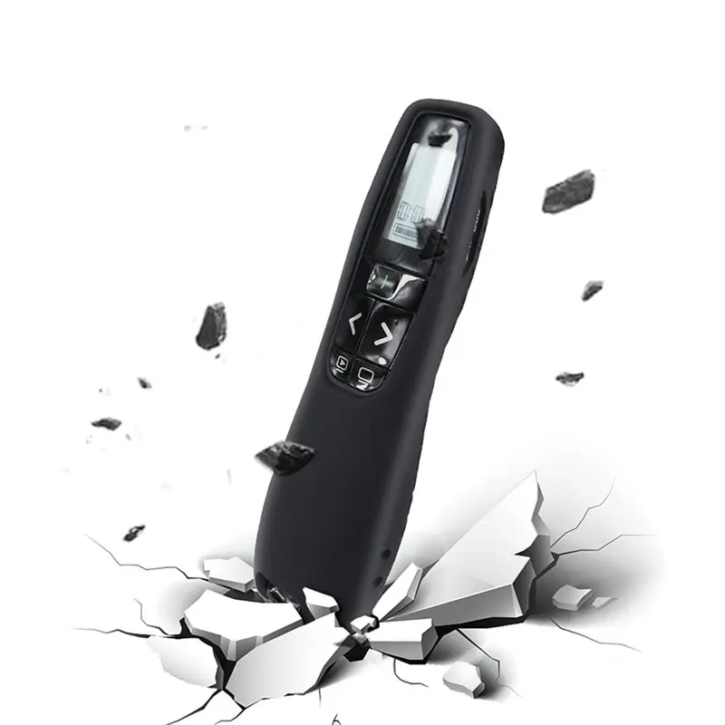 A53M-Shockproof Silicone Cover For Logitech R800 Presentation Pen Anti Slip Grip Protective Case White