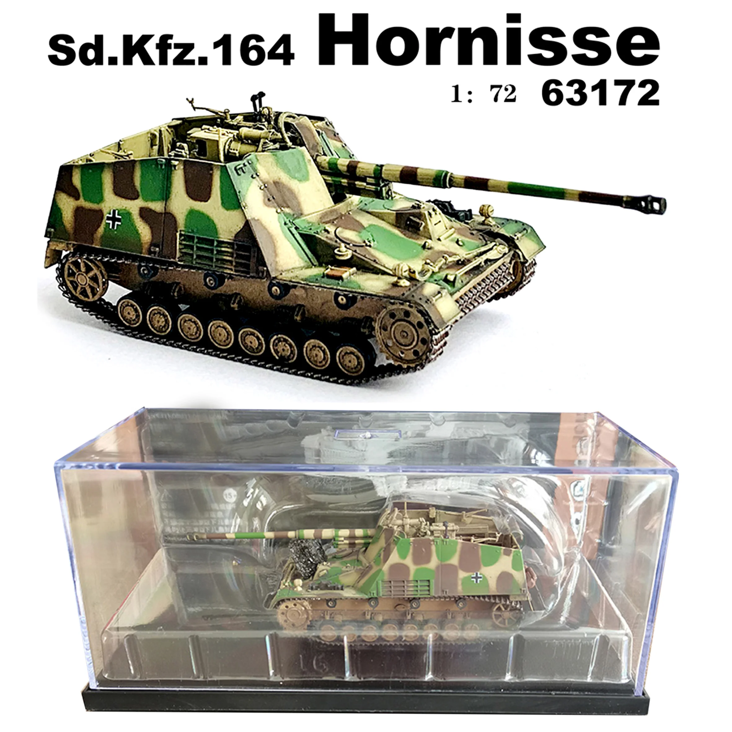 63172 1/72 WWII Germany Sd.Kfz.164 tank destroyer model  Finished product collection model