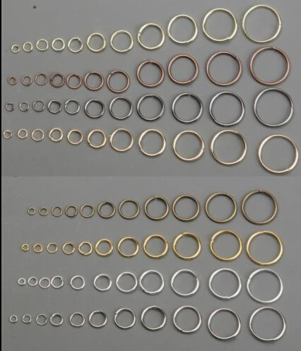 

8-colors One Circle Jump Ring Findings To Choose for Jewerly Making In 5mm 300pcs Charms for Jewelry Making