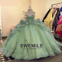 SWEMILE Trendy Sweetheart Quinceanera Dresses for 15 Sleeveless Lace up Tulle Vestidos De 15 Quinceañera 2026 Customized 5