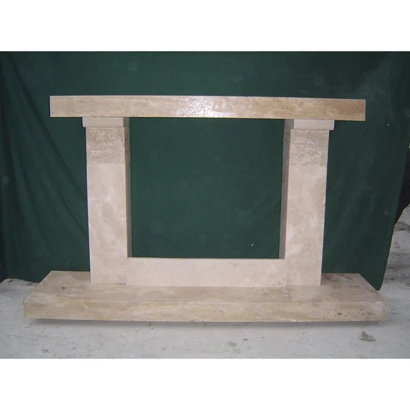 Cheap Price Shabby Chic Wooden Color Turkey Fancy Marble Fireplace Mantle