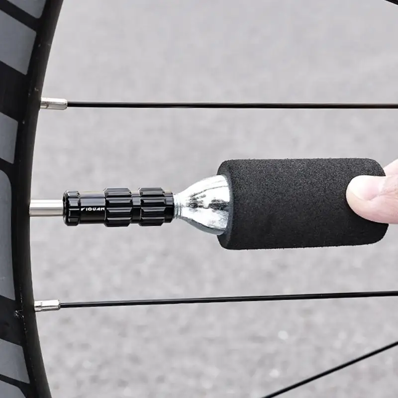 

Road Bike CO2 Inflator Head Bike Inflation Valves Head Replacement Inflation Nozzle Bike Fast Inflation Accessories JOME