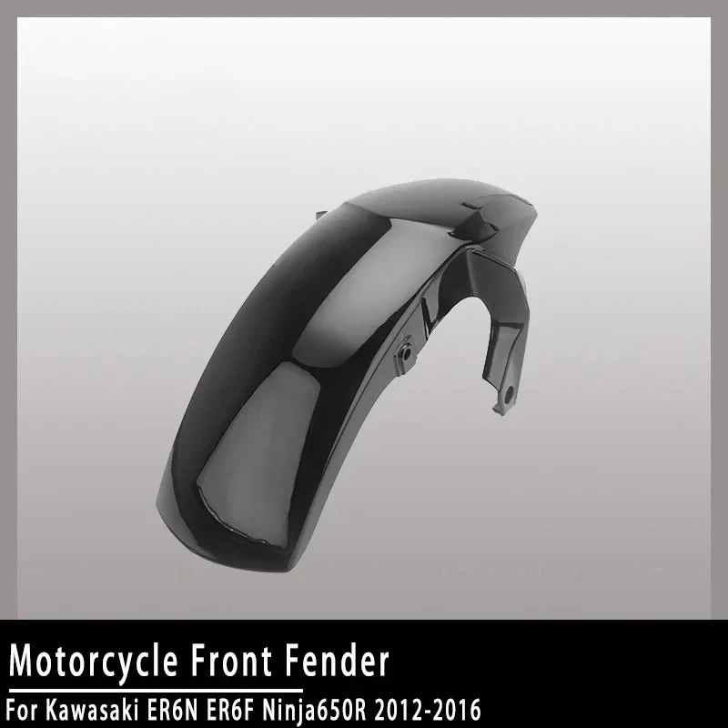 

Guardabarros delantero para motocicleta, cubierta de protección contra salpicaduras de neumáticos, ABS, para Kawasaki ER6N, ER6F