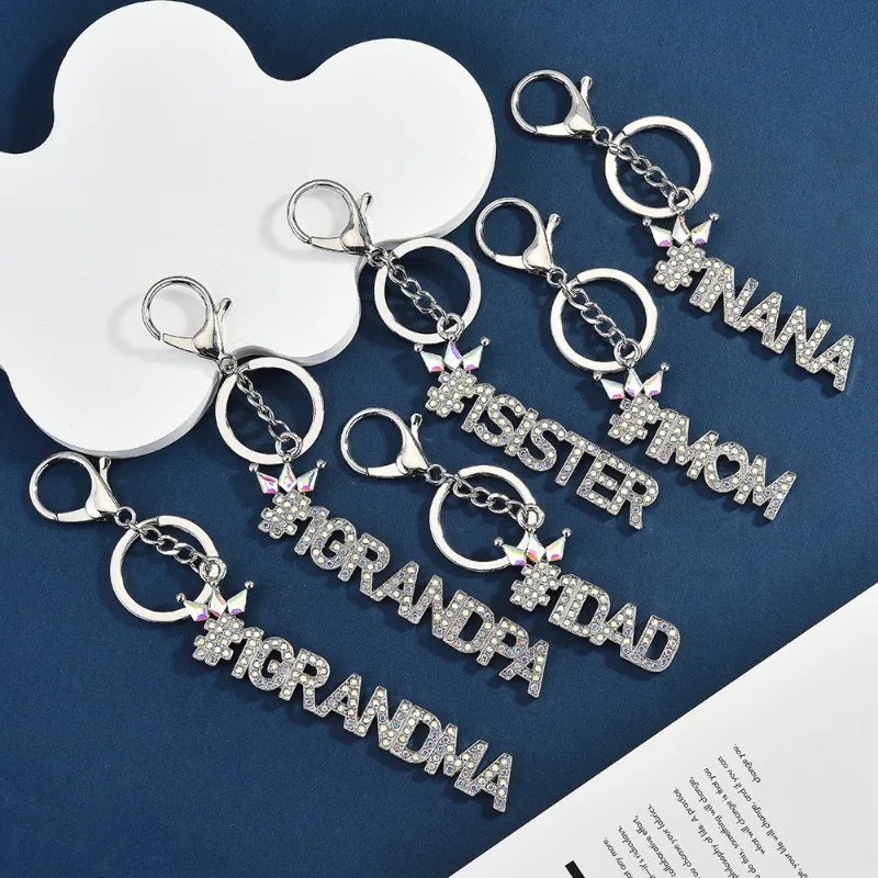 

Love letter gifts for elders: New love letter key chains, diamond-encrusted key chains, bags, and cross-border key pendants