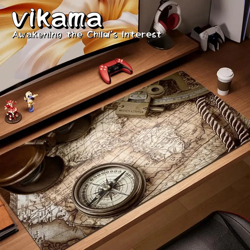 vikama-retro-mapa-de-navegacao-mouse-pad-gaming-mouse-pad-tapete-de-mesa-com-design-antiderrapante-para-jogadores-de-computador-lavavel
