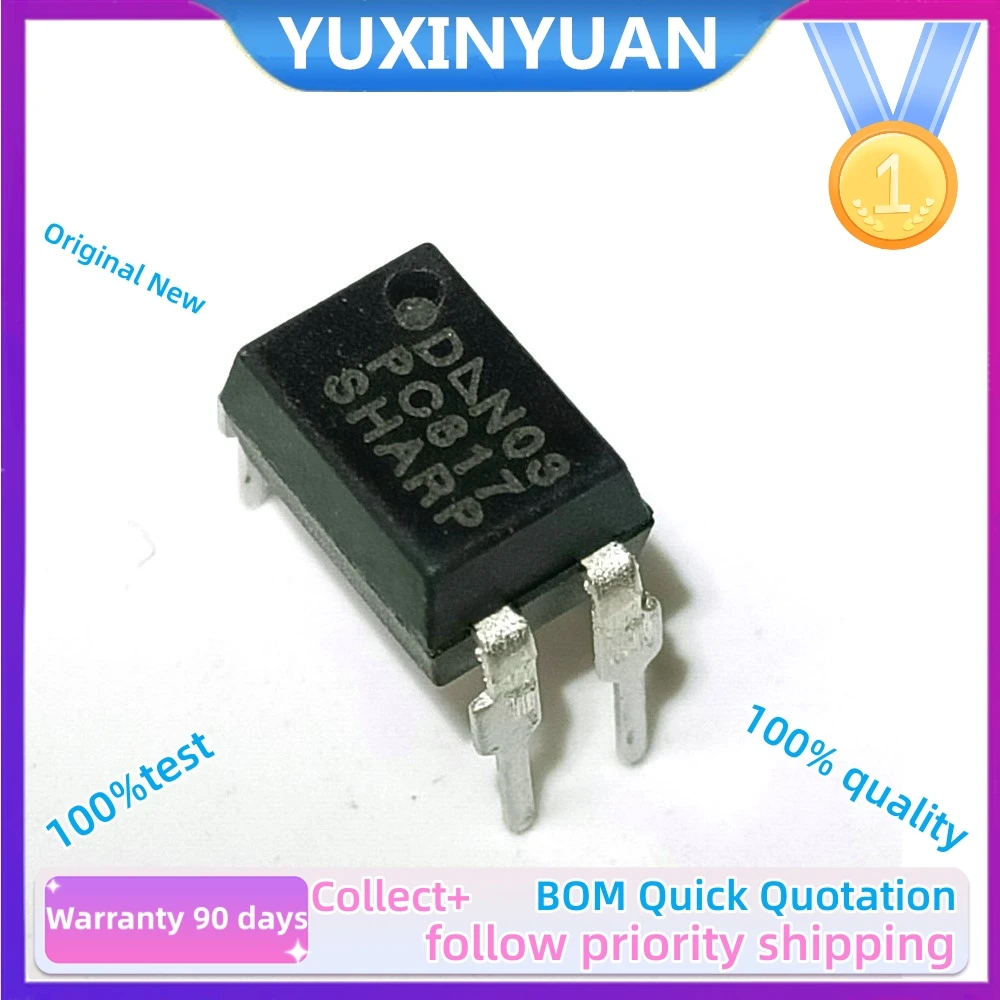 100PCs/Lot  New Original  PC817C DIP-4 PC824 PC826 PC827 High Density Mounting Type Photocoupler IC CHp IC In Stock 100%test