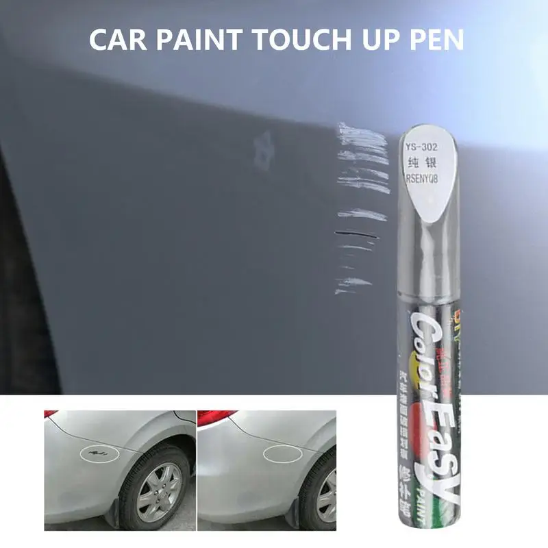 Bolígrafo de reparación de arañazos de coche, pincel a juego de colores de pintura automotriz, bolígrafo de pintura de relleno de llantas