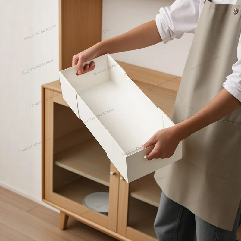 For Two-way Telescopic Wardrobe Storage Box, Finishing Box, Household Chopsticks, Spoon, Knife and Fork Storage Box.