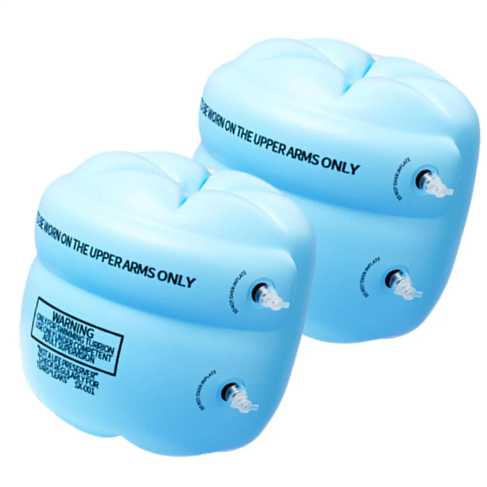 Schwimm-Armbänder für Kinder, aufblasbare Auftriebsarmstulpen, 1 Paar, aufblasbare, leichte Sicherheits-Schwimmarmbänder, Wasser-Schwimmhilfen – Detail 3